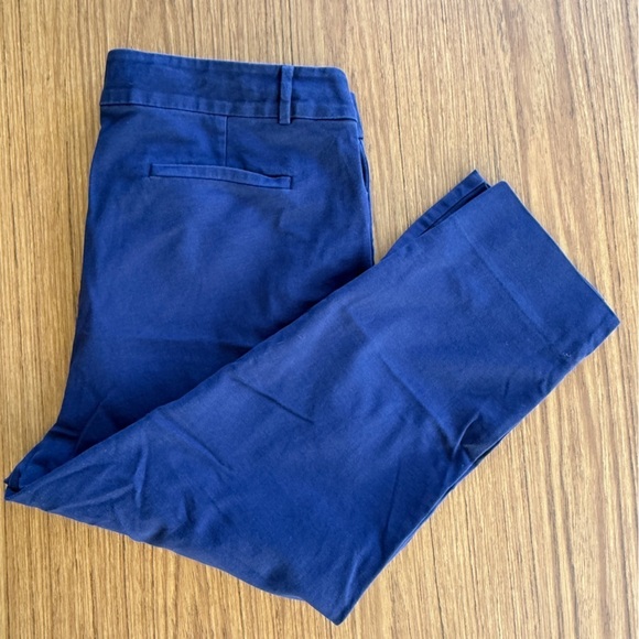 LOFT Pants - LOFT Plus Marisa Riviera Crop Pants Navy Women’s Size 20
